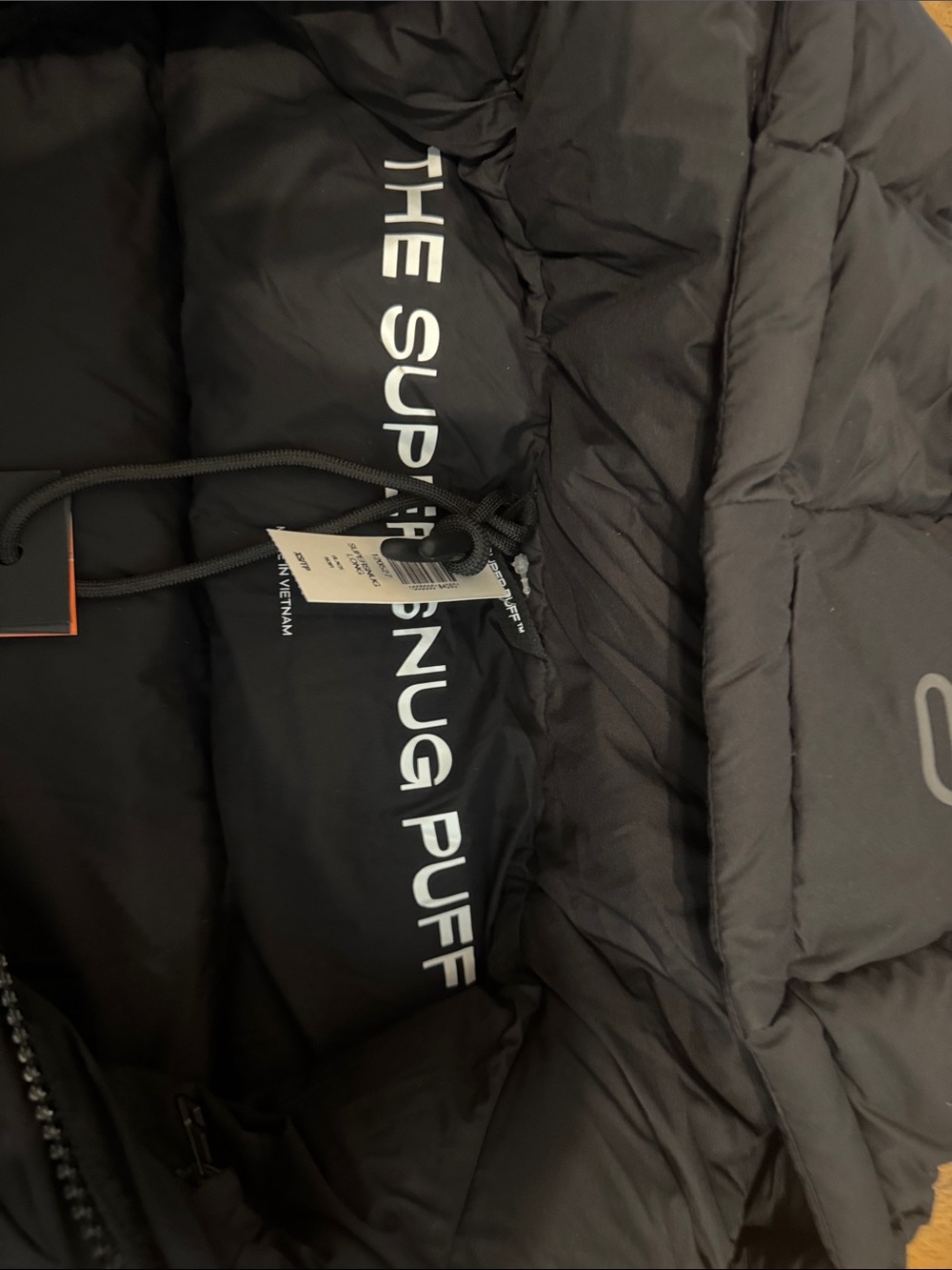Aritzia Super Snug Puff Black Long Puffer Coat with Hood - Picture 2 of 2
